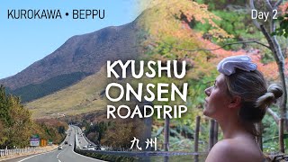 KYUSHU ONSEN road trip Beppu amp Kurokawa Onsen  Japan travel vlog [upl. by Shue954]