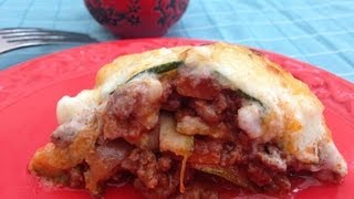 Pasta Less Lasagna using courgettes [upl. by Delogu]