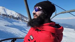 Gulmarg Skiing Trip February 2024 part II [upl. by Htilil]