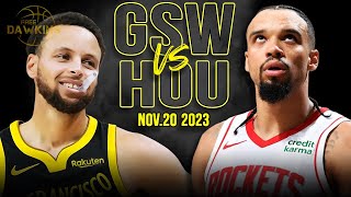 Golden State Warriors vs Houston Rockets Full Game Highlights  Nov 20 2023  FreeDawkins [upl. by Kcitrap]