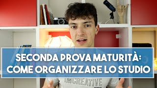 seconda prova maturità 2024 come organizzare lo studio [upl. by Garrot]