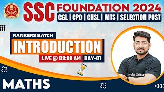 SSC Foundation Batch 2024  SSC Maths  Introduction Class 1  SSC Exam  Maths By Ravinder Sir [upl. by Whorton999]