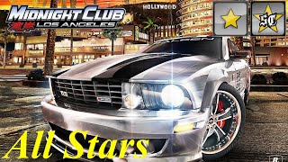 Midnight Club LA  Every single GOAL Attack Race Walkthrough [upl. by Tonry]