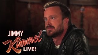 3 Ridiculous Questions with Jimmy Kimmel and Aaron Paul [upl. by Nauqet]