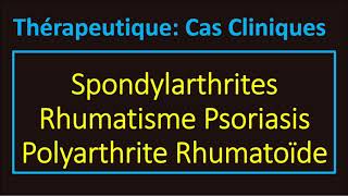 Traitements Rhumatisme inflammatoire Spondylarthrite Rhumatisme psoriasique Polyarthrite Rhumatoïde [upl. by Fabrianne]