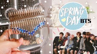 BTS  봄날 Spring Day Kalimba Cover with Tabs ♡ [upl. by Laforge]