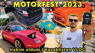 Hakim quotСудьяquot oldum  Motorfest 2023 KZ  Kazakhstan VLOG [upl. by Kidder]