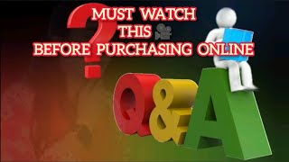 QUESTIONS AND ANSWERS SESSION  WATCH THIS BEFORE PURCHASING ONLINE   FACE REVEAL [upl. by Nayra]