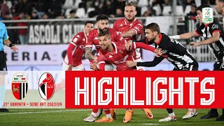 AscoliBari 22  Serie BKT Highlights 202324 [upl. by Meras]