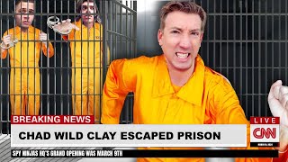 CWC Escaping Prison in Real Life❌😱Chad Wild Clay Spy Ninjas Vy Qwaint daniel gizmo Regina Daniela [upl. by Zorine]