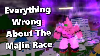 Everything Wrong About The Majin Race In DBZ Roblox [upl. by Asilanna370]