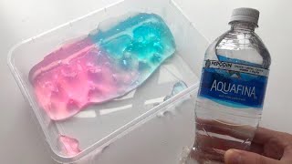 NO GLUE PONDS POWDER SLIME👅🎧 How to make a Slime with Ponds Powder and Flour without Glue or Borax [upl. by Nnyltiac]