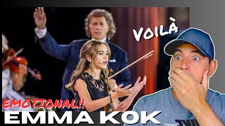 EMOTIONAL 15 year old EMMA KOK sings voilà – André Rieu Maastricht 2023 REACTION [upl. by Nesahc]