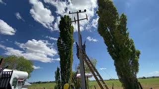 ✅ SUBIENDO LAS CUCHILLAS DESPUÉS DE INSTALAR TRANSFORMADOR ELÉCTRICO ⚡️ [upl. by Hajin]