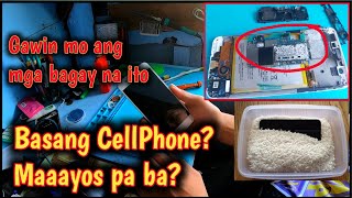 paano ayusin ang na basang cellphone  basang cellphone maaayus pa ba [upl. by Phila]