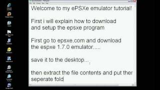 ePSXe Emulator Tutorial Text [upl. by Anij]