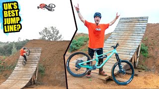 NEW MOUNTAIN BIKE JUMP TRAIL IS THE BEST IN THE UK  BIG JUMPS [upl. by Hickie690]