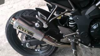 Knalpot Over Racing GP Ninja 250 Mono dan Z250SL Full System [upl. by Islehc]