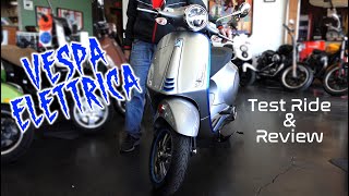 2020 Vespa Elettrica Test Ride amp Review [upl. by Geoffry]