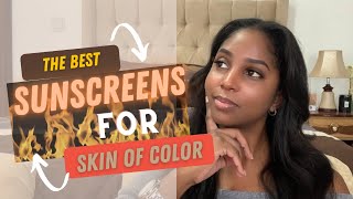 The best SUNSCREENS for skin of color MINERAL vs CHEMICAL [upl. by Ellebyam34]