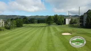 Massanutten Resort Woodstone Meadows Hole 18 Aerial View [upl. by Nnyrb]