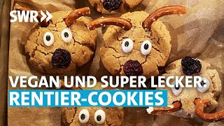 Vegane RentierCookies backen I PlätzchenWerkstatt [upl. by Kyla]