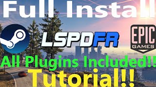 Full LSPDFR Tutorial For 2023  All Plugins Included  criminaljusticeyoutube [upl. by Derril]