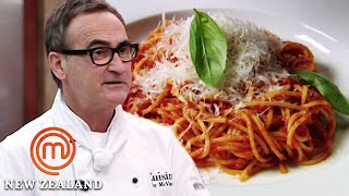 How To Cook The Perfect Italian Tomato Sauce  MasterChef New Zealand  MasterChef World [upl. by Eyot]