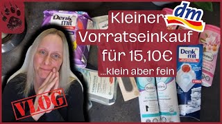 SPAREN günstiger dm Drogerie Vorratseinkauf 1510€ 🥳 VORRAT haul budgetplanung vlog minimalist [upl. by Aurel]