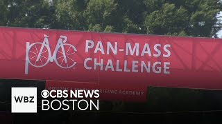 Cyclists finish 45th PanMass Challenge raising millions for cancer research [upl. by Stuppy]