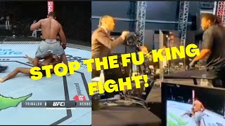 quotSTOP THE FIGHTquot Horrible Stoppage by Herb Dean  Dan Hardy Goes Off On Herb [upl. by Areem471]