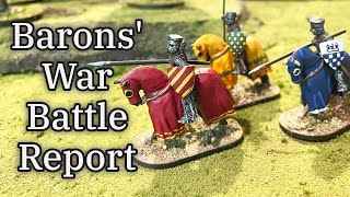 The Barons War  500pt Battle Report [upl. by Minnnie]