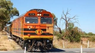 Chasing the Barossa Valley Stone Train  704 844 and 841 22113 [upl. by Arah]