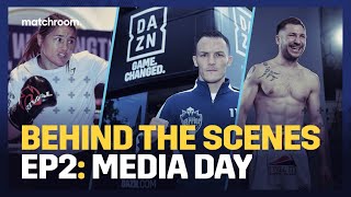 Fight Week Ep2 Lara vs Warrington Taylor vs Han Benn vs Granados  Media Day Behind The Scenes [upl. by Dronski283]