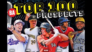 Who Are The Top 100 MLB Prospects In 2024 [upl. by Eimmaj]