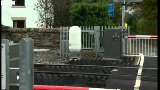 BBC News Level crossing safety Radar used to detect obstacles [upl. by Aicylla]