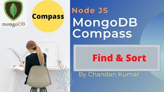 MongoDB Compass  Find amp Sort [upl. by Llerroj]