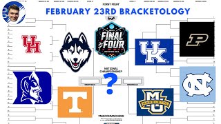 Bracketology Update  February 23 2024 [upl. by Etteloiv]