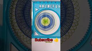 💚 spirograph art 💙 shorts ytshorts drawing art viralvideo [upl. by Tybie]