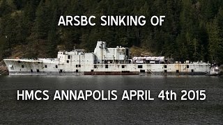 HMCS Annapolis sinking April 4th 2015 [upl. by Sallyann]