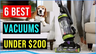 Best Vacuums Under 200  Top 6  Best Vacuum Cleaner 2022  Reviews [upl. by Dotty]