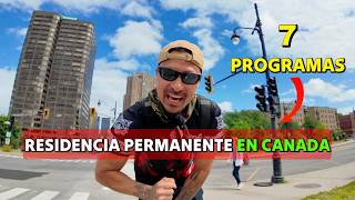 7 PROGRAMAS QUE TE DAN LA RESIDENCIA PERMANENTE EN CANADA [upl. by Akcira803]