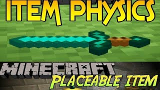 Item Physics mod  Mods para minecraft 1122 Mods realistas [upl. by Farnham606]