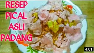 bumbu terlengkap Resep Pical khas Padang DapurMitha238 [upl. by Pfaff]