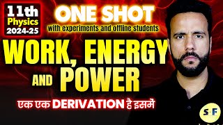 Work Energy and Power One Shot Physics 202425  Class 11th Physics with Experiment By Ashu Sir [upl. by Aissert]