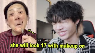 crazy asian makeup transformation make me REALLY CONFUSED [upl. by Neruat362]