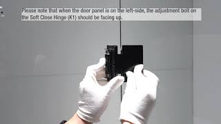 OVE NIKO SOFT CLOSE Shower Installation Tips  How to install the hinges properly [upl. by Nosreg]