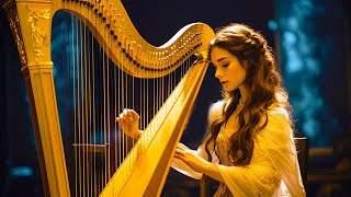 Heavenly Harp Music 🎵 Serene Melodies for Stress Relief amp Deep Relaxation [upl. by Halona]