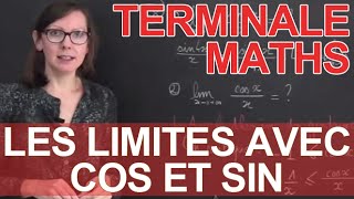 Les limites avec cos et sin  Trigonométrie  Maths terminale  Les Bons Profs [upl. by Aihpos507]