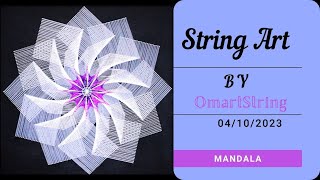 String Art Tutorial Step By stepDIY [upl. by Reiser]